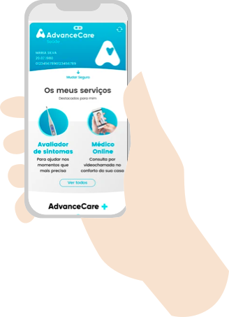 Faça o download da App myAdvanceCare